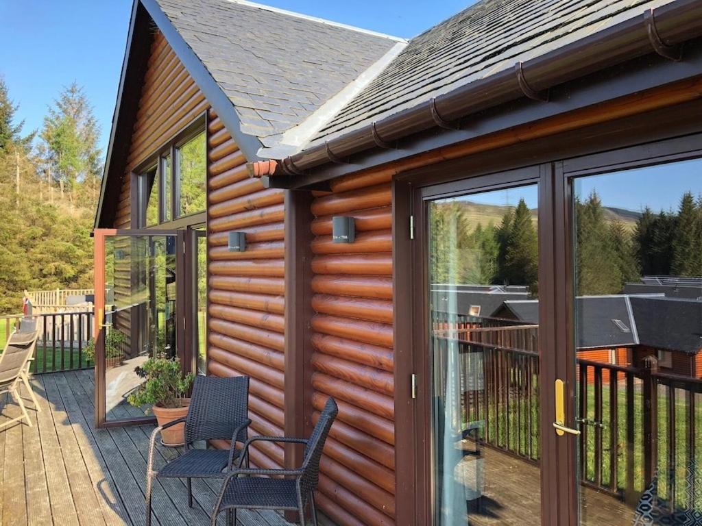 Lochside Lodge Glengoulandie Bagian luar foto